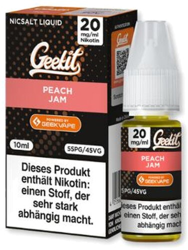 Geekvape Geekit Peach Jam Nikotinsalzliquid 20mg