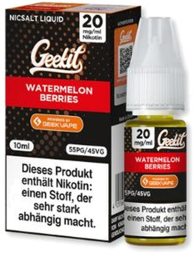 Geekvape Geekit Watermelon Berries Nikotinsalzliquid 20mg