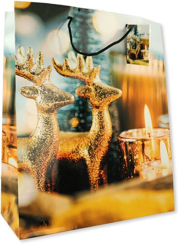 Geschenktüte Rentiere TBH 26x32x12cm 1 Stk. Geschenktüte Rentiere TBH 26x32x12cm 1 Stk.