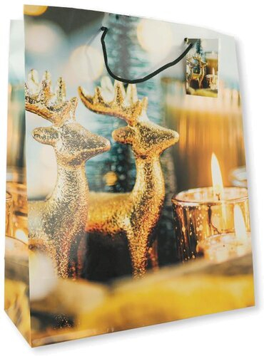 Geschenktüte Rentiere TBH 26x32x12cm 1 Stk. Geschenktüte Rentiere TBH 26x32x12cm 1 Stk.