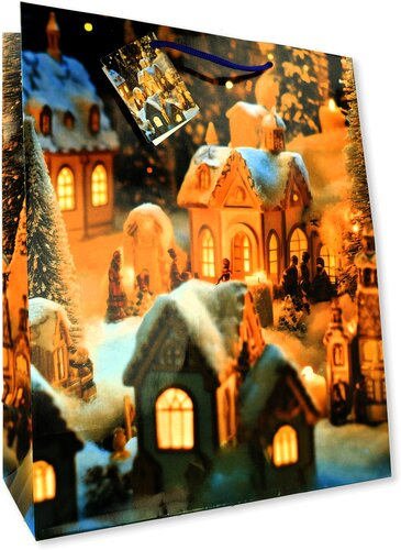 Geschenktüte Stadt TBH 26x32x12cm 1 Stk. Geschenktüte Stadt TBH 26x32x12cm 1 Stk.