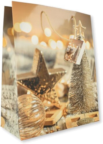 Geschenktüte Stern TBH 26x32x12cm 1 Stk. Geschenktüte Stern TBH 26x32x12cm 1 Stk.