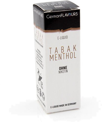 GF Tabak Menthol e-Liquid 0 mg Nikotin GF Tabak Menthol e-Liquid 0 mg Nikotin