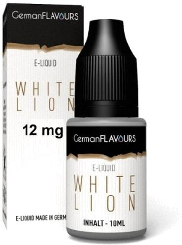 GF White Lion Liquid 12 mg Nikotin GF White Lion Liquid 12 mg Nikotin