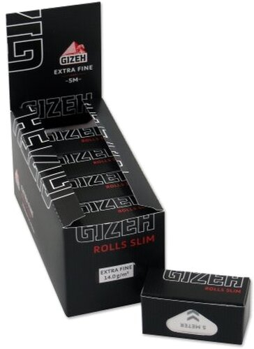 Gizeh Black Extra Fine Rolls Slim Endlospapier Gizeh Black Extra Fine Rolls Slim Endlospapier