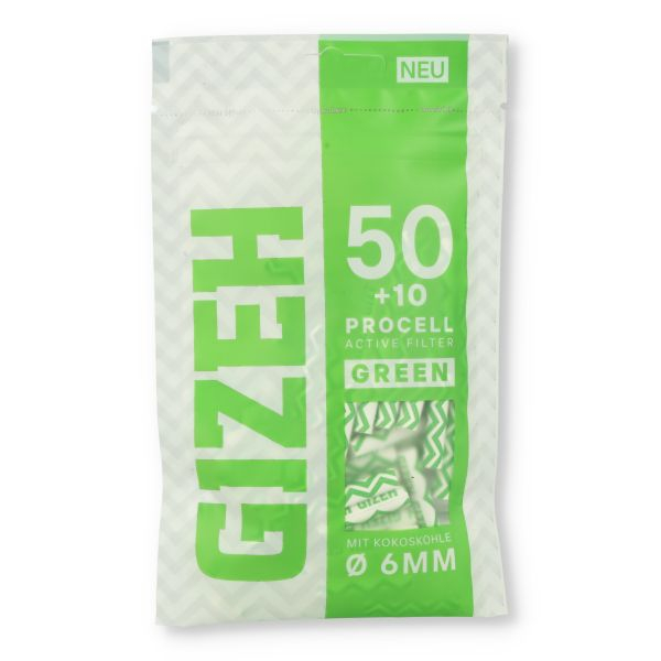 Gizeh ProCell Active Filter Green 60 Stk.