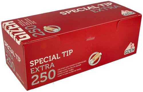 Gizeh Special Tip Extra 250 Stück Zigarettenhülsen Gizeh Special Tip Extra 250 Stück Zigarettenhülsen