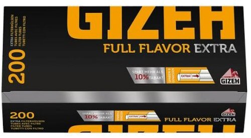 Gizeh Zigarettenhülsen Full Flavor Extra 200 Stück Gizeh Zigarettenhülsen Full Flavor Extra 200 Stück