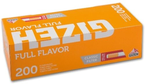 Gizeh Zigarettenhülsen Gelb Full Flavor 200 Stück Gizeh Zigarettenhülsen Gelb Full Flavor 200 Stück