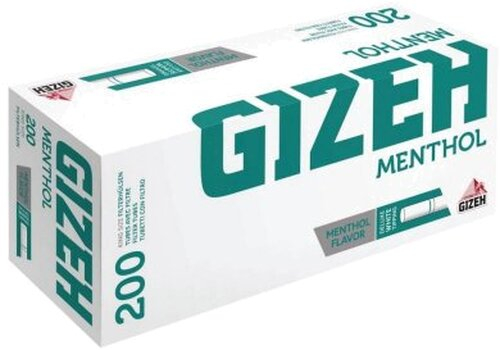 Gizeh Zigarettenhülsen Menthol Groß 200 Stück