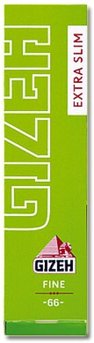 Gizeh Zigarettenpapier Extra Slim Fine Grün 1x66 Blättchen Gizeh Zigarettenpapier Extra Slim Fine Grün 1x66 Blättchen
