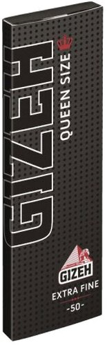 Gizeh Zigarettenpapier Queen Size Black 1x50 Blättchen
