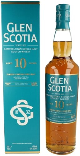 Glen Scotia Single Malt Scotch Whisky 10 Jahre 40% Vol.