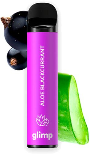 Glimp 800 Aloe Black Currant Einweg E-Shisha 17 mg Nikotin