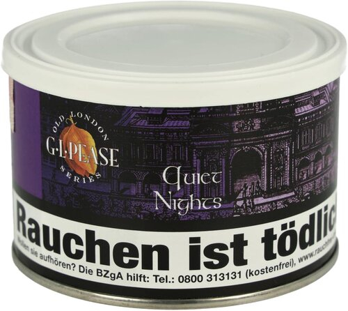 G.L.Pease Quiet Nights Pfeifentabak 57g