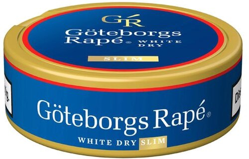 Göteborgs Rape Snus Slim White Dry Chewing Bags 13,2g Dose Göteborgs Rape Snus Slim White Dry Chewing Bags 13,2g Dose