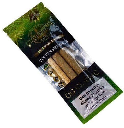 Gold Palms Queen Size Blunt Rolls 2 Stück Gold Palms Queen Size Blunt Rolls 2 Stück