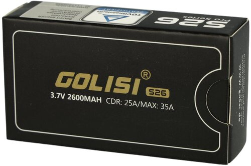 Golisi 18650er Akku Batterie mit 2600 mAh S26