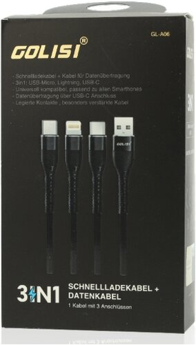 Golisi GL-A06 USB Kabel 3 in 1 Golisi GL-A06 USB Kabel 3 in 1