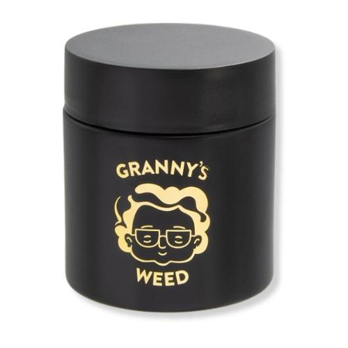Grannys Weed Premium Stash Jar Aufbewahrungsglas Schwarz Grannys Weed Premium Stash Jar Aufbewahrungsglas Schwarz