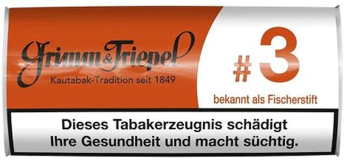 Grimm & Triepel #3 Kautabak-Sticks 14g Packung Grimm & Triepel #3 Kautabak-Sticks 14g Packung