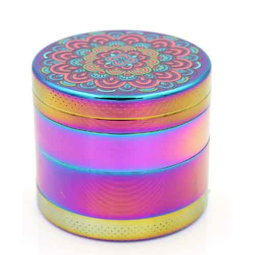Grinder Zorr Metall Ø 40mm regenbogenfarbig Nr.1 Grinder Zorr Metall Ø 40mm regenbogenfarbig Nr.1