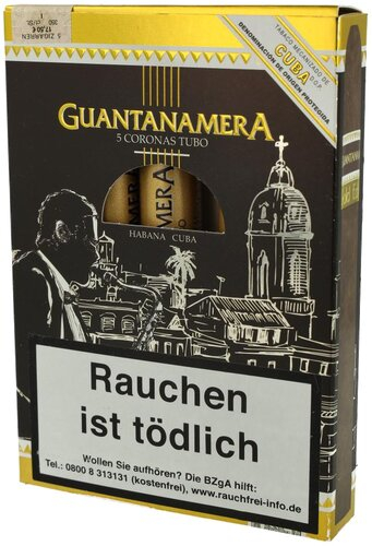 Guantanamera Corona Tubos Gold Edition Zigarren 5 Stk. Guantanamera Corona Tubos Gold Edition Zigarren 5 Stk.