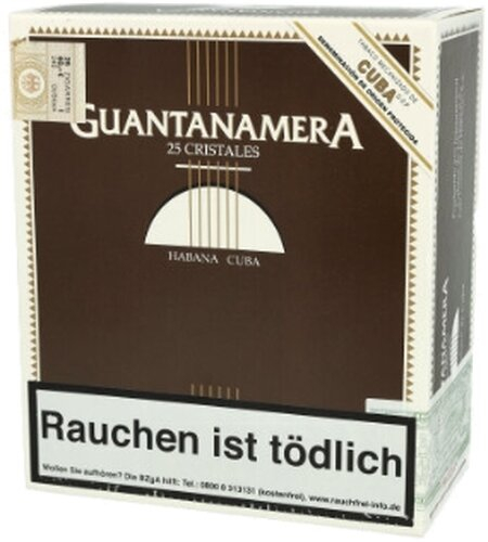 Guantanamera Zigarren Cristales Glastube 25Stk. Guantanamera Zigarren Cristales Glastube 25Stk.