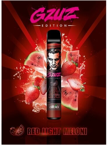 Gzuz 700 Einweg E-Shisha Red Light Meloni Erdbeere Wassermelone 20mg