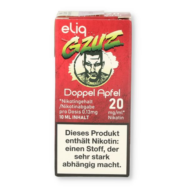 Gzuz eliq Nikotinsalz Liquid Doppel Apfel 20mg/ml
