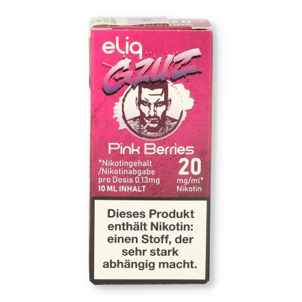 Gzuz eliq Nikotinsalz Liquid Pink Berries 20mg/ml