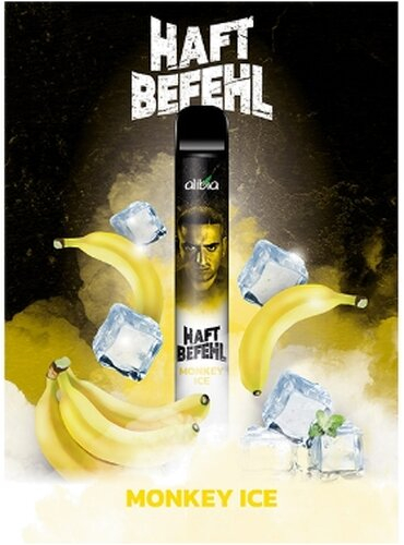 Haftbefehl 700 Einweg E-Shisha Monkey Ice Banane und Eis 20mg Haftbefehl 700 Einweg E-Shisha Monkey Ice Banane und Eis 20mg