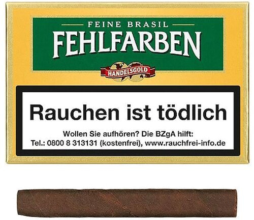 Handelsgold Zigarillos No 374 Brasil Fehlfarben  F 