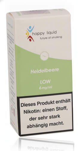 Happ Liquid  Heidelbeere Low 6mg Liquid