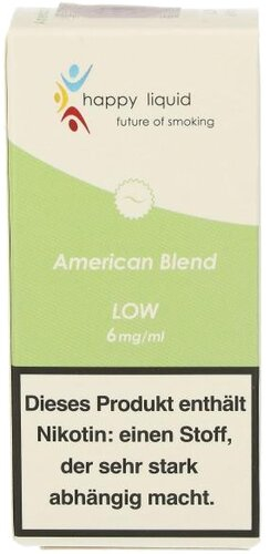 Happy Liquid American Blend Low 6mg Liquid Happy Liquid American Blend Low 6mg Liquid