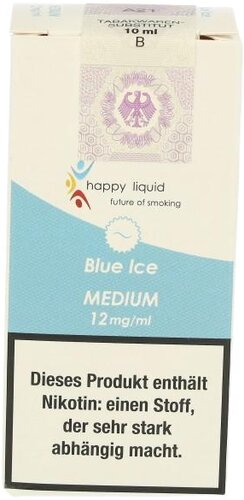 Happy Liquid Blue Ice Medium 12mg Liquid Happy Liquid Blue Ice Medium 12mg Liquid