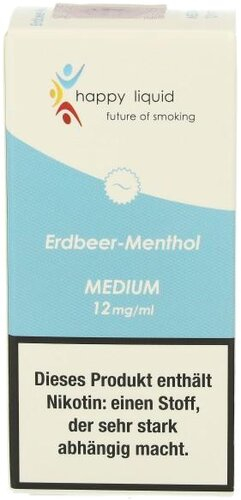 Happy Liquid Erdbeer-Menthol Medium 12mg Liquid Happy Liquid Erdbeer-Menthol Medium 12mg Liquid