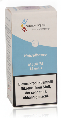 Happy Liquid Heidelbeere Medium 12mg Liquid