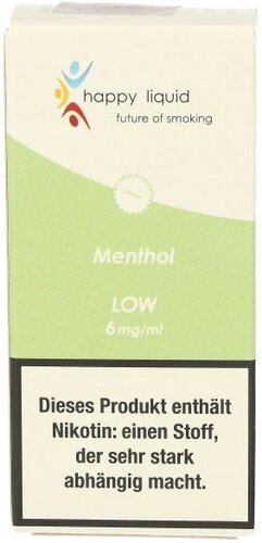 Happy Liquid Menthol Low 6mg Liquid
