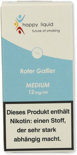 Happy Liquid Roter Gallier Medium 12mg Liquid