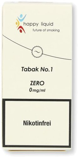 Happy Liquid Tabak No. 1 0mg Liquid