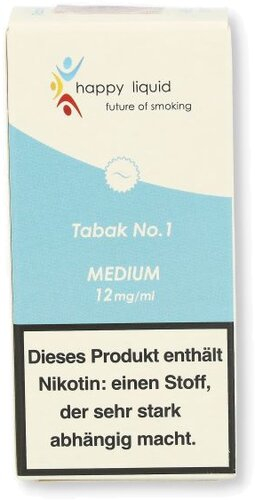 Happy Liquid Tabak No. 1 Medium 12mg Liquid