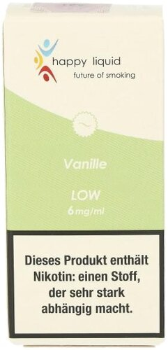 Happy Liquid Vanilla Zigarillo Low 6mg Liquid