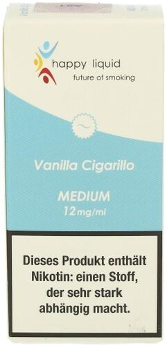 Happy Liquid Vanilla Zigarillo Medium 12mg Liquid