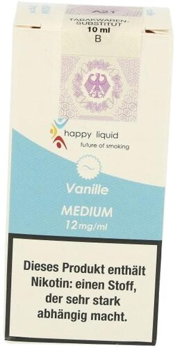 Happy Liquid Vanille Medium 12mg Liquid