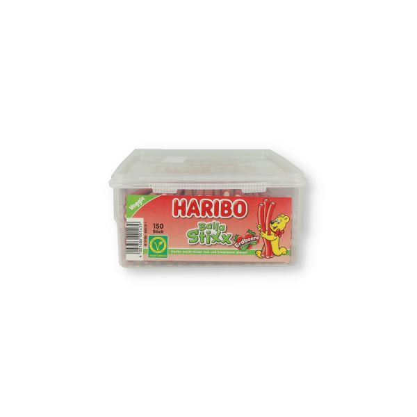 Haribo Balla Stixx Erdbeere Dose 150 Stück