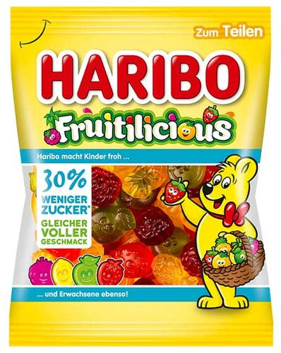 Haribo Fruitilicious 160g Packung