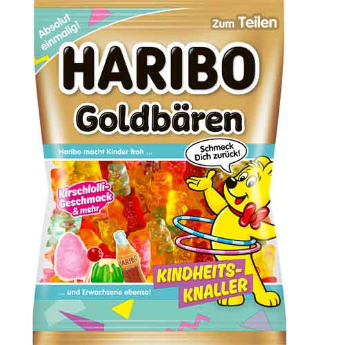 Haribo Goldbären Kindheitsknaller 200g Beutel Haribo Goldbären Kindheitsknaller 200g Beutel