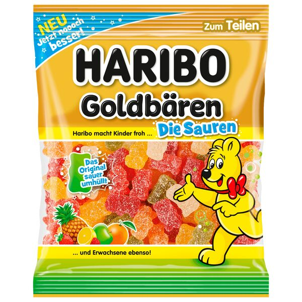 Haribo Goldbären Sauer 175g Beutel Haribo Goldbären Sauer 175g Beutel