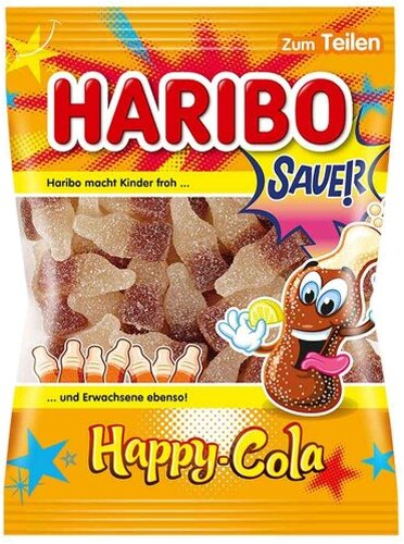 Haribo Happy Cola Sauer 175g Beutel